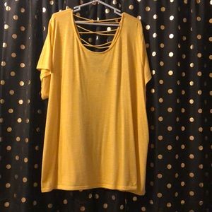 Yellow T-shirt by Torrid size 5